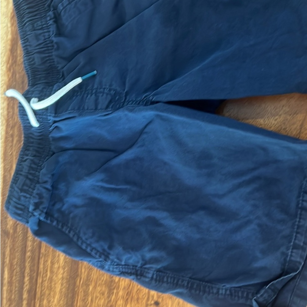 Navy Blue Drawstring Shorts - Picture 3 of 6